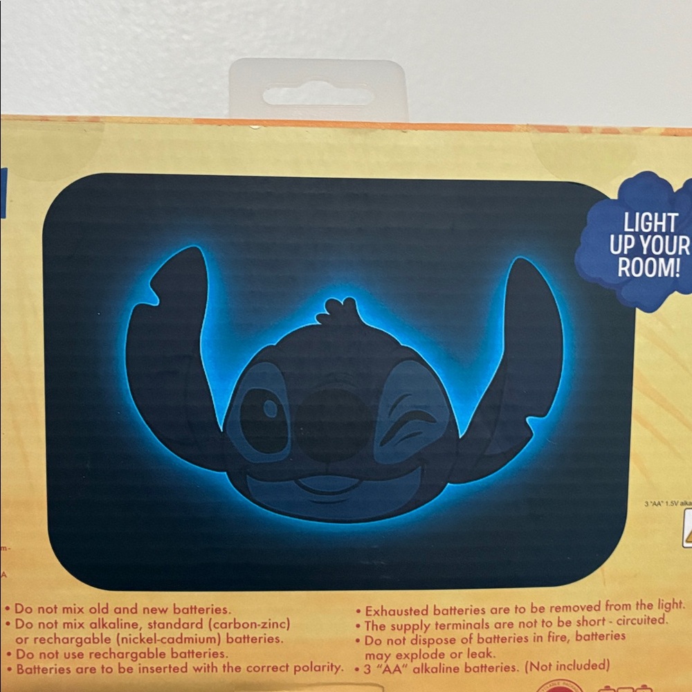 NWT- 🔋Operated- Disney- Stitch - Neon Wall Art Decoration Sign - Picture 10 of 17